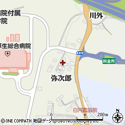 福島県白河市豊地弥次郎23周辺の地図