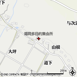 福岡多目的集会所周辺の地図