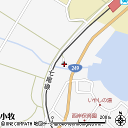 石川県七尾市中島町小牧ハ周辺の地図