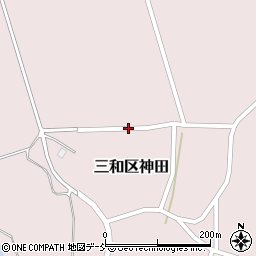 新潟県上越市三和区神田周辺の地図