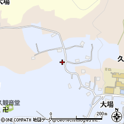 福島県いわき市大久町小久大場周辺の地図