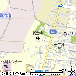 勝念寺周辺の地図