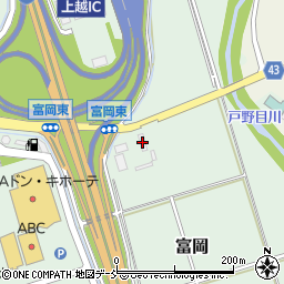 加賀田組上越舗道部上越事業所周辺の地図