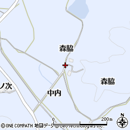 福島県白河市大和田（森脇）周辺の地図