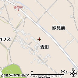 福島県西白河郡西郷村熊倉麦田周辺の地図