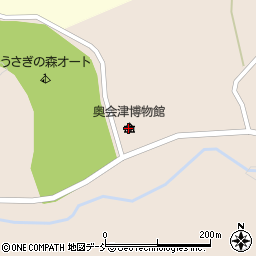 奥会津博物館周辺の地図