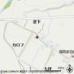 福島県いわき市小川町福岡カロフ周辺の地図