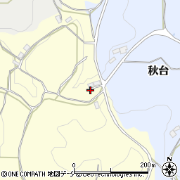 福島県石川町（石川郡）曲ノ内周辺の地図