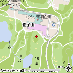 福島県西郷村（西白河郡）熊倉（雀子山）周辺の地図