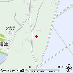 福島県西白河郡中島村滑津新田山周辺の地図