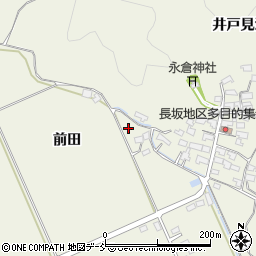 福島県西郷村（西白河郡）長坂（前田）周辺の地図