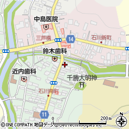 矢内セトモノ店周辺の地図