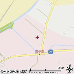 石川県羽咋郡志賀町東小室子周辺の地図