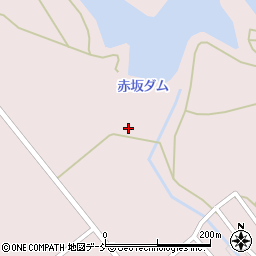 福島県西白河郡西郷村真船赤坂周辺の地図