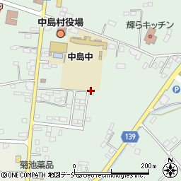 福島県中島村（西白河郡）滑津（中島西）周辺の地図