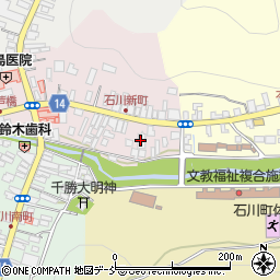 須賀川信用金庫石川支店周辺の地図