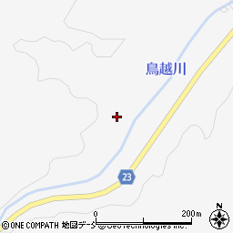 鳥越川周辺の地図