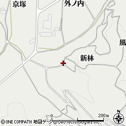 福島県西白河郡泉崎村泉崎新林周辺の地図