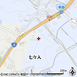 福島県白河市泉田池ノ上14周辺の地図