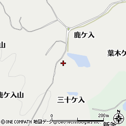福島県西白河郡泉崎村泉崎三十ケ入山周辺の地図