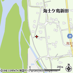 新潟県南魚沼市海士ケ島新田58周辺の地図
