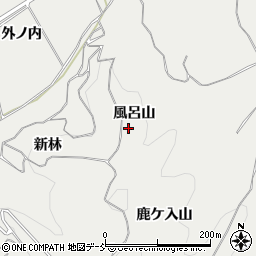 福島県西白河郡泉崎村泉崎風呂山周辺の地図