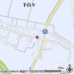 新潟県上越市下百々周辺の地図
