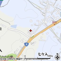 福島県白河市萱根堂平周辺の地図
