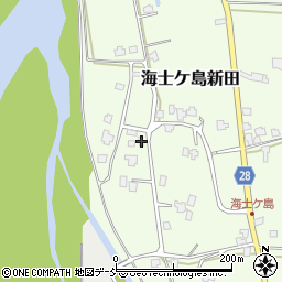 新潟県南魚沼市海士ケ島新田72周辺の地図