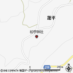 松苧神社周辺の地図