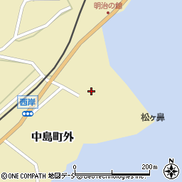 石川県七尾市中島町外54周辺の地図