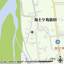 海士ケ島新田ふれあいセンター周辺の地図