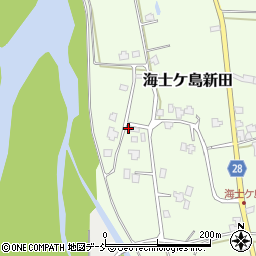 新潟県南魚沼市海士ケ島新田74周辺の地図