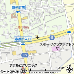 上越木田食堂周辺の地図