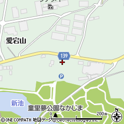 福島県西白河郡中島村滑津本法寺裏周辺の地図