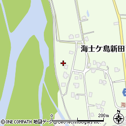 新潟県南魚沼市海士ケ島新田21周辺の地図