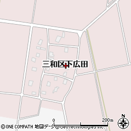新潟県上越市三和区下広田周辺の地図