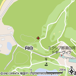 福島県西白河郡西郷村熊倉向山周辺の地図