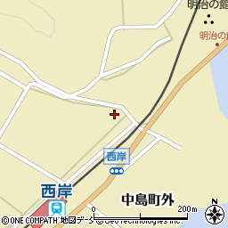 石川県七尾市中島町外甲周辺の地図