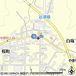 福島民友新聞社石川支局周辺の地図