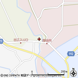 石川県七尾市中島町古江イ周辺の地図