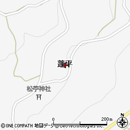 新潟県十日町市蓬平周辺の地図