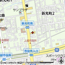 新潟ヤナセ上越周辺の地図