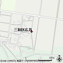 新潟県上越市三和区広井周辺の地図