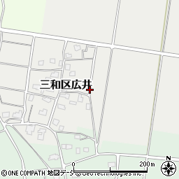 新潟県上越市三和区広井周辺の地図