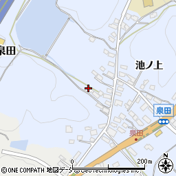 福島県白河市泉田池ノ上21-3周辺の地図