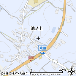 福島県白河市泉田池ノ上219周辺の地図