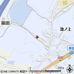 福島県白河市泉田池ノ上21周辺の地図