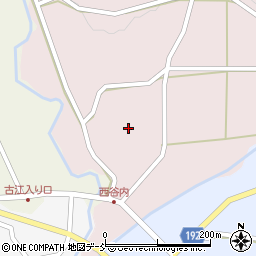 石川県七尾市中島町西谷内（ヘ）周辺の地図