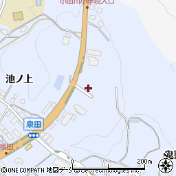 福島県白河市泉田池ノ上119周辺の地図